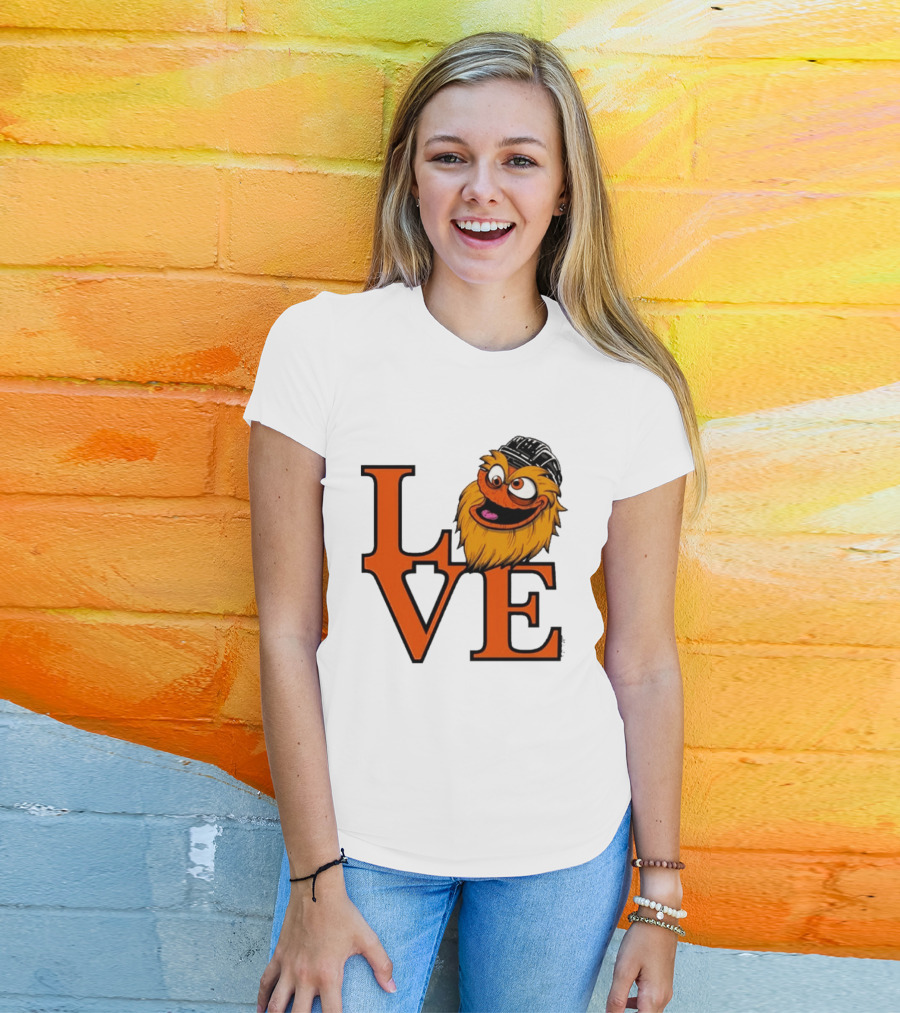 Philadelphia Flyers Gritty Love NHL Hockey 2026 T-Shirt