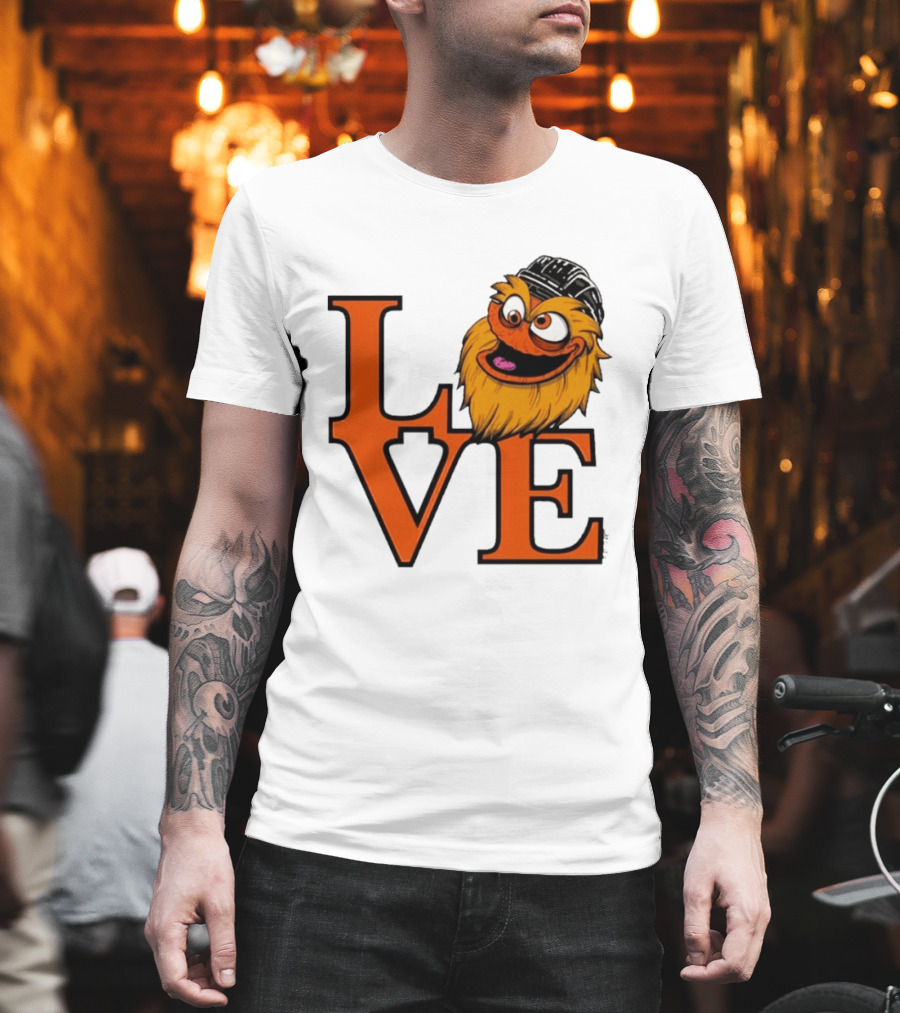 Philadelphia Flyers Gritty Love NHL Hockey 2026 T-Shirt