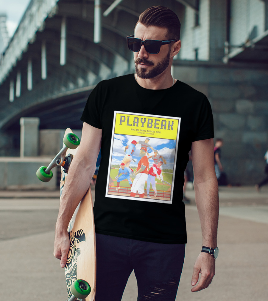 Playbeak Sing And Swing Musical Night Hamilton Cardinals Baseball Players T-Shirt