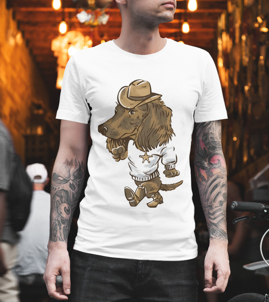 Starkville Derby 2026 Cowboy Dachshund Weenie Deputy Star T-Shirt