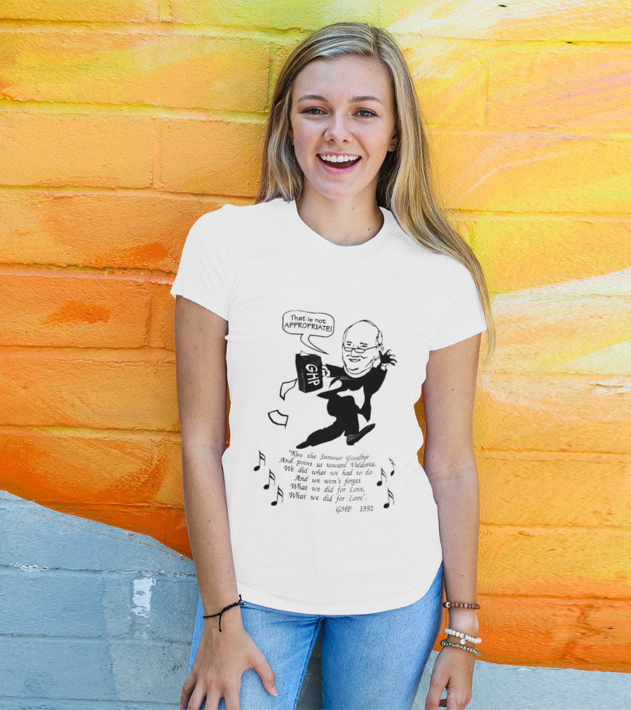 That Is Not Appropriate GHR Speech Bubble Kiss The Summer Goodbye T-Shirt