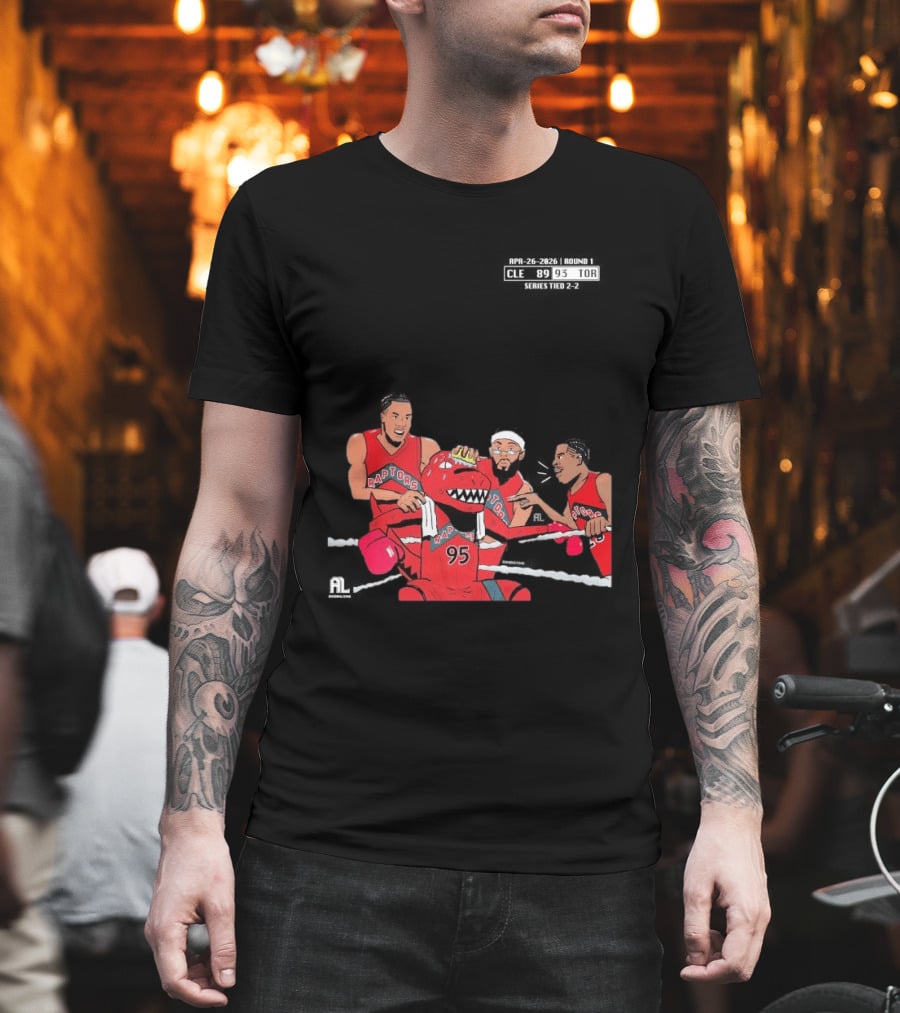 A Sketch After Every Raptors Game This Season 2026 Toronto Basketball Team Celebrates Victory In Classic Red Jerseys T-Shirt