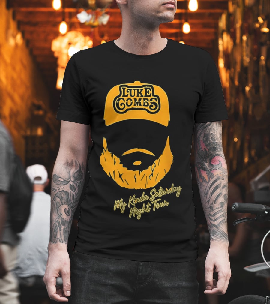 Green Bay Packers Luke Combs My Kinda Saturday Night Tour T-Shirt