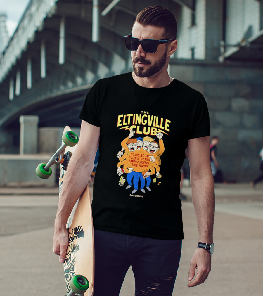 The Eltingville Club Comic Books Science Fiction Fantasy Horror Role Playing Evan Dorkin T-Shirt