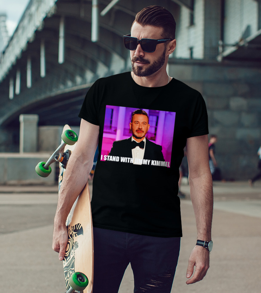 I Stand With Jimmy Kimmel Against Melania Trump T-Shirt