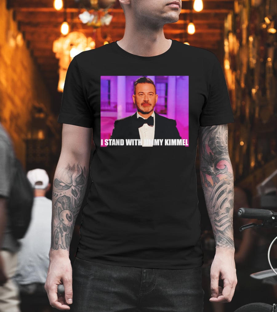I Stand With Jimmy Kimmel Against Melania Trump T-Shirt
