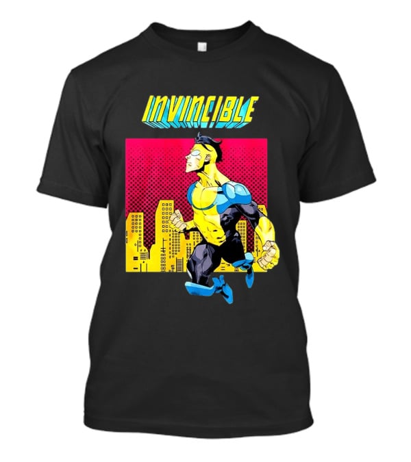 Invincible Comics Hero Skyline Pop T-Shirt