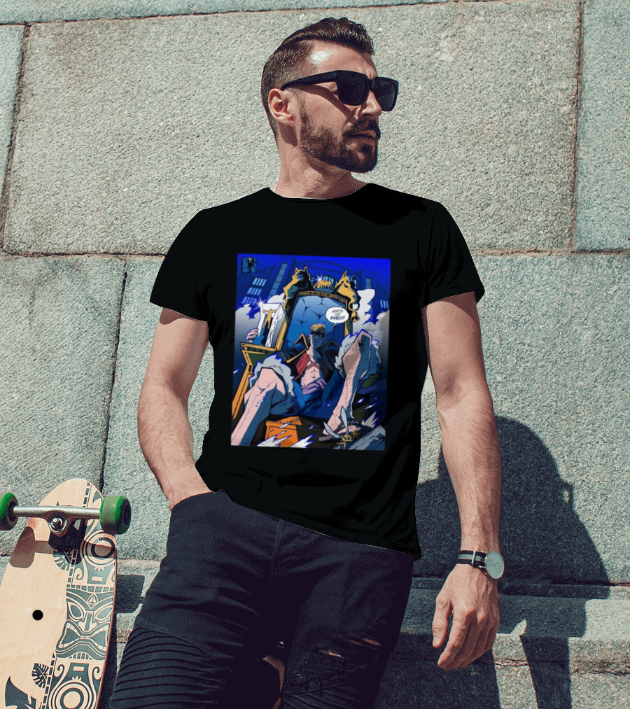 Cooper Flagg Dallas Mavericks Rookie Of The Year One Piece Luffy Pirate King Throne T-Shirt