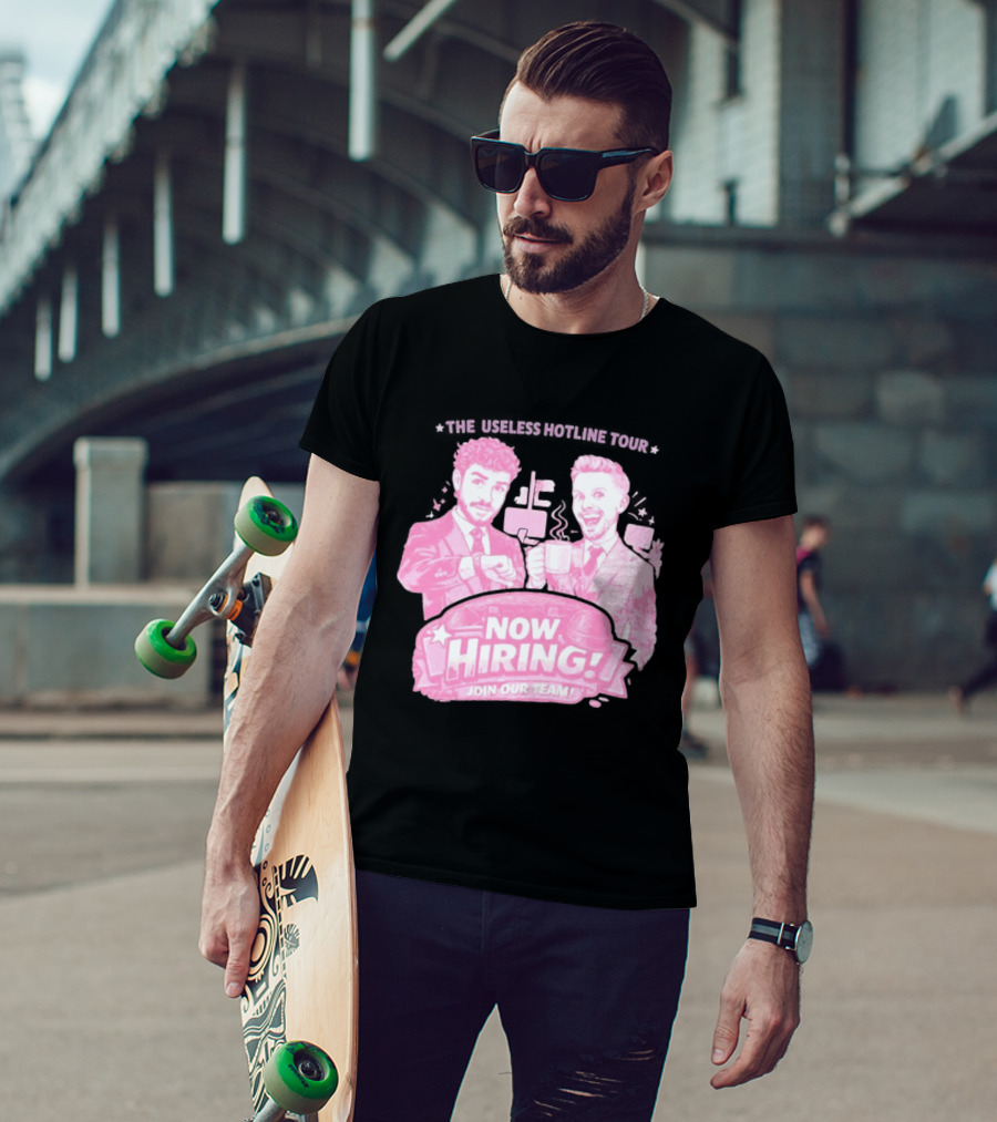The Useless Hotline Tour 2026 Now Hiring Join Our Team T-Shirt