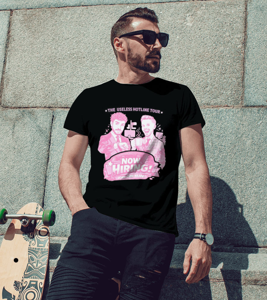 The Useless Hotline Tour 2026 Now Hiring Join Our Team T-Shirt