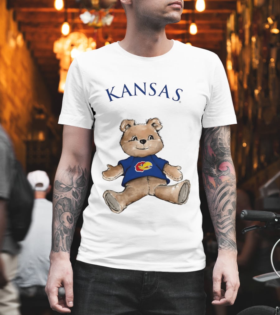 Kansas Jayhawks Teddy Bear KU Jayhawk T-Shirt