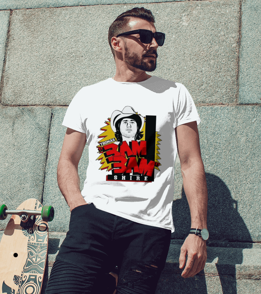 Thomas Shire 3AM 3AM Cowboy Hat Portrait Burst T-Shirt
