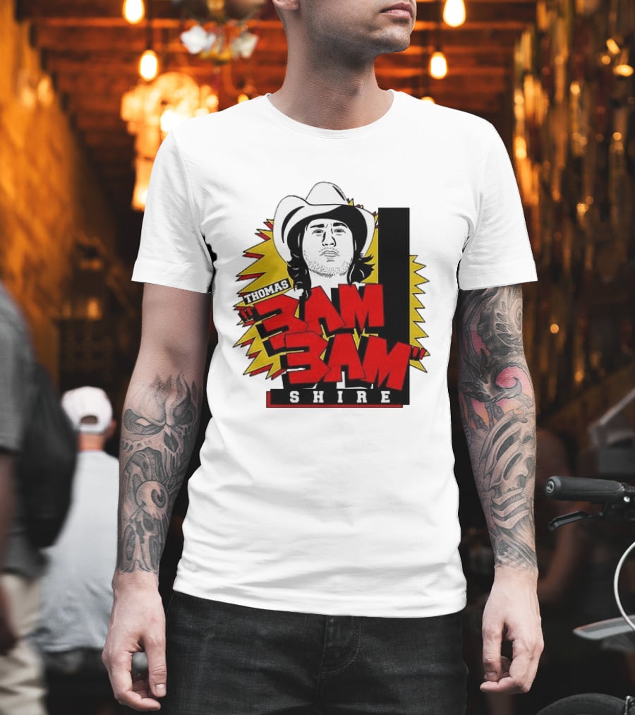 Thomas Shire 3AM 3AM Cowboy Hat Portrait Burst T-Shirt