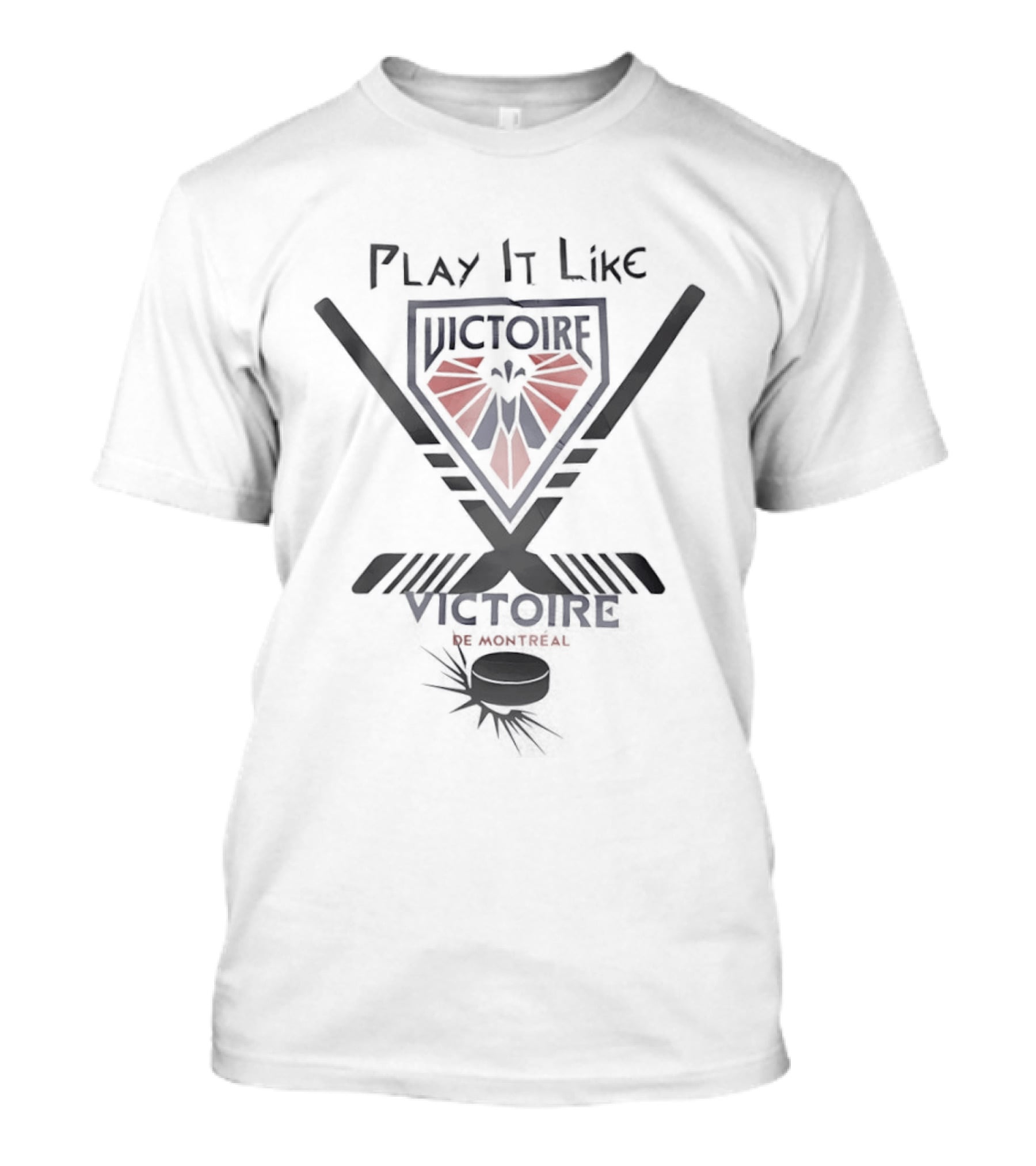 Play It Like Victoire De Montreal Hockey Spirit T-Shirt
