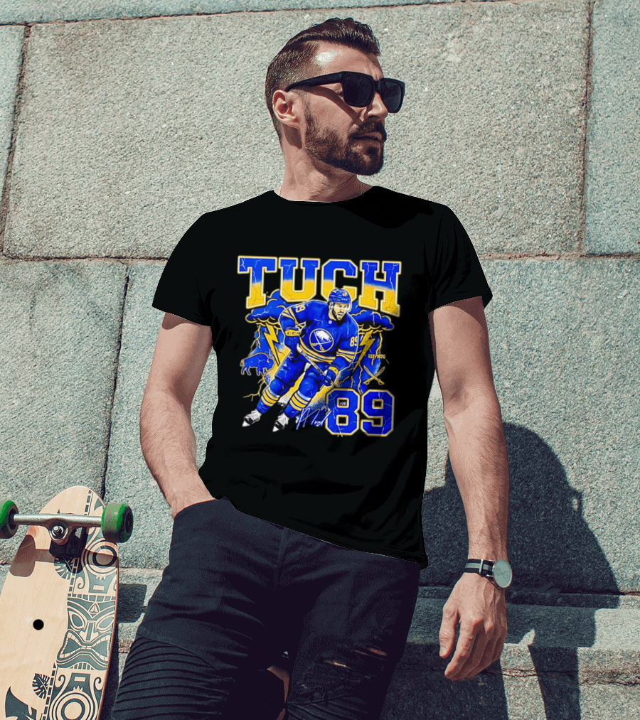 Alex Tuch 89 Buffalo Sabres NHL Lightning 2026 Ice Hockey Player T-Shirt