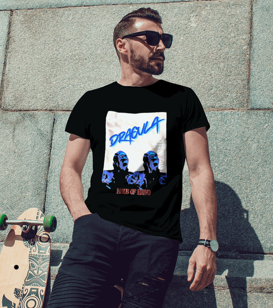 Cynthia Erivo Dracula Haus Of Erivo Blue Artistic T-Shirt