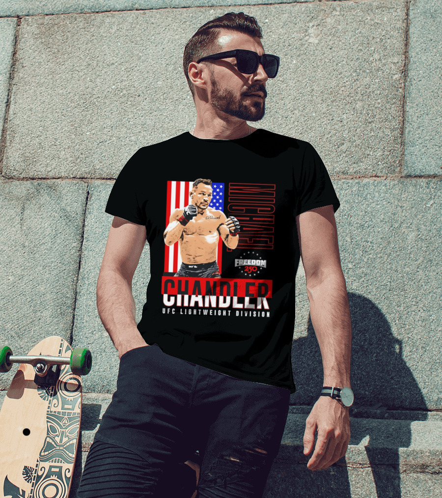 Michael Chandler UFC 250 Blessed American Flag T-Shirt