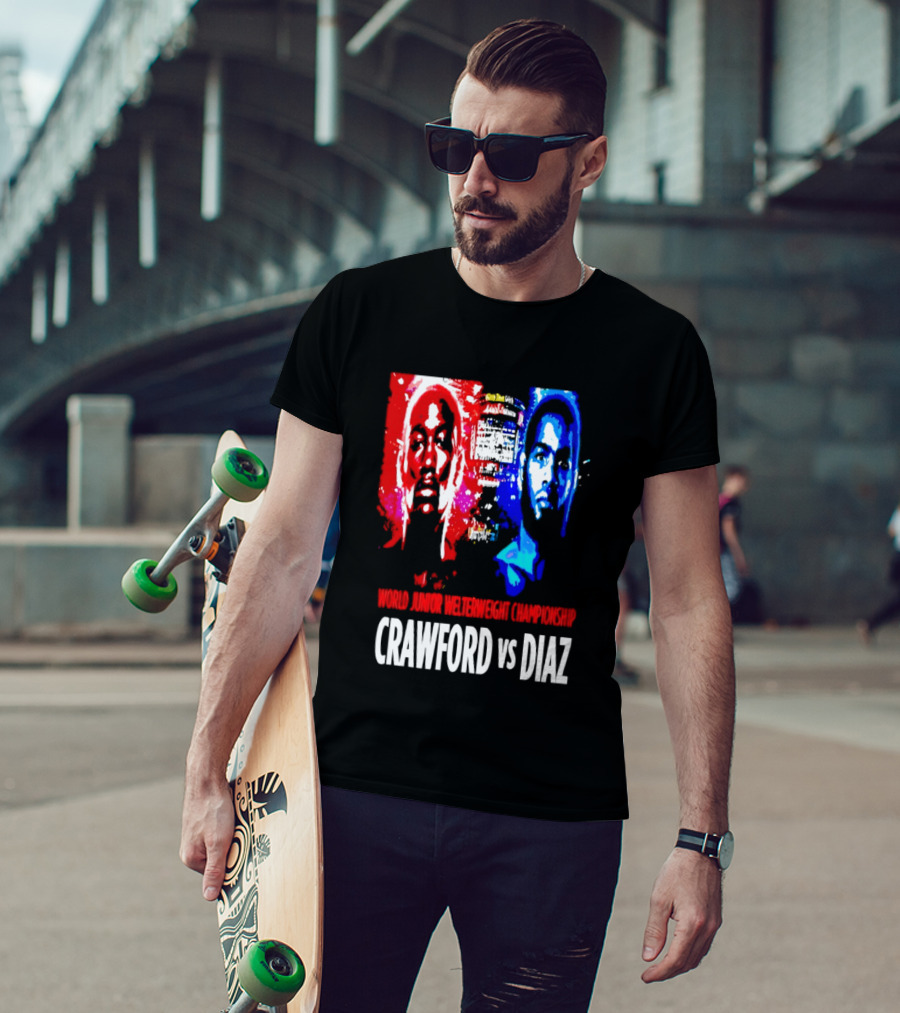 Crawford Vs Diaz World Junior Welterweight Championship Boxing T-Shirt