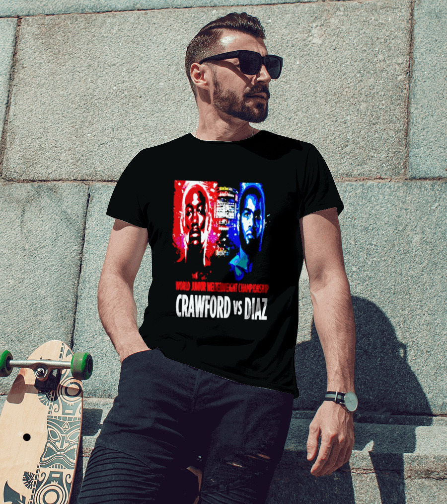 Crawford Vs Diaz World Junior Welterweight Championship Boxing T-Shirt