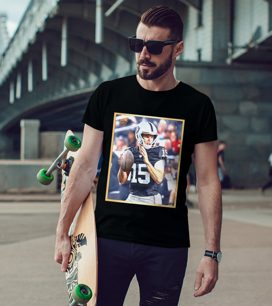 Fernando Mendoza 15 Las Vegas Raiders CFP Draft 2026 T-Shirt