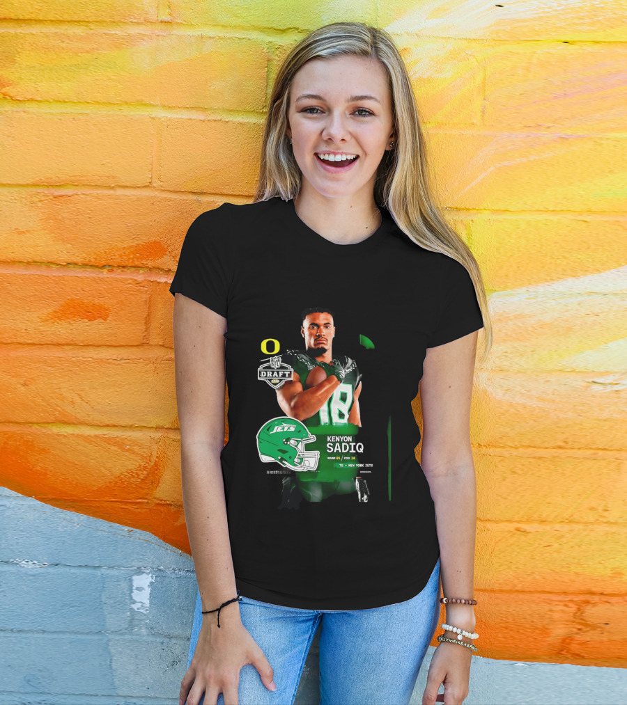 Kenyon Sadiq 2026 NFL Draft Round 1 Pick 16 New York Jets T-Shirt
