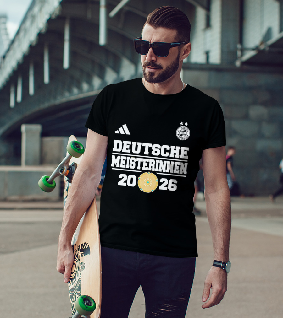 FC Bayern Munich Deutsche Meisterinnen 2026 T-Shirt