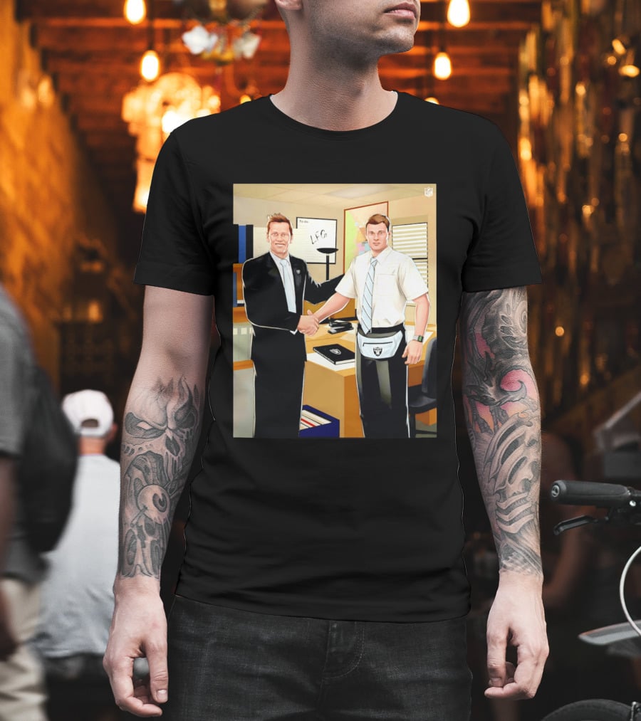 Fernando Mendoza Tom Brady Handshake NFL LFG Las Vegas Raiders T-Shirt