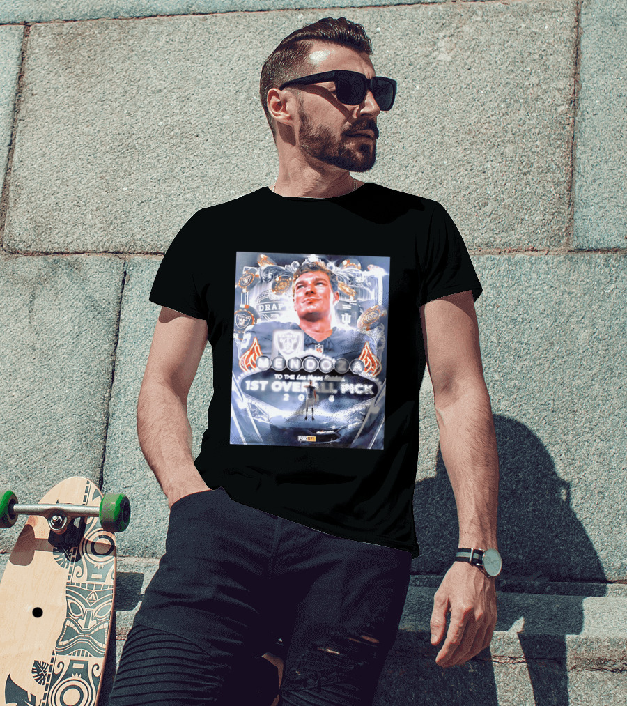 Fernando Mendoza Las Vegas Raiders 1st Overall Pick 2026 NFL Draft Fox Sports T-Shirt