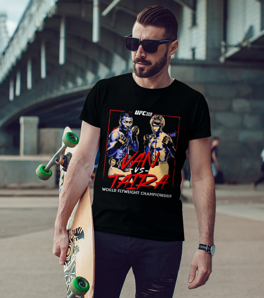 UFC 328 Van Vs Taira Match Up MMA Showdown T-Shirt