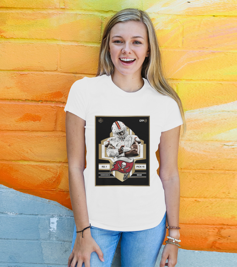 Rueben Bain Jr Miami 2026 Draft Tampa Bay Buccaneers Pick 15 T-Shirt