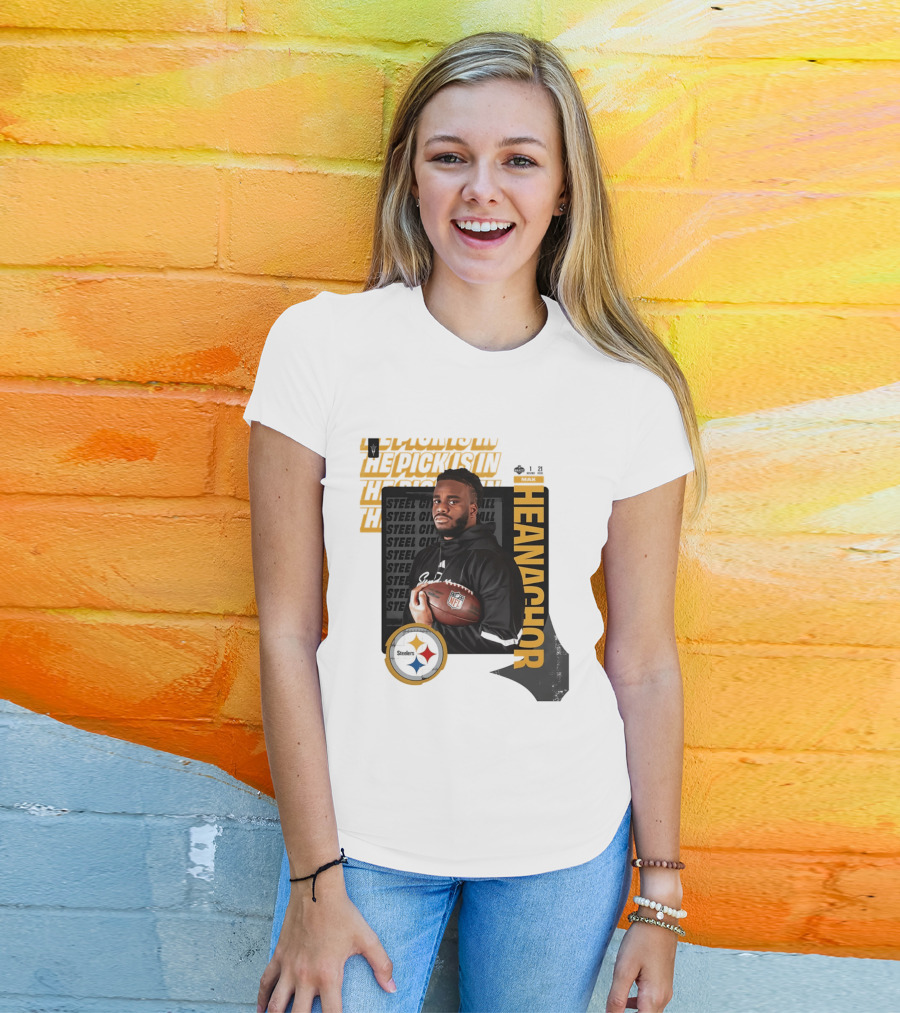 Max Iheanachor Steelers NFL Draft Round 1 Pick 21 2026 T-Shirt