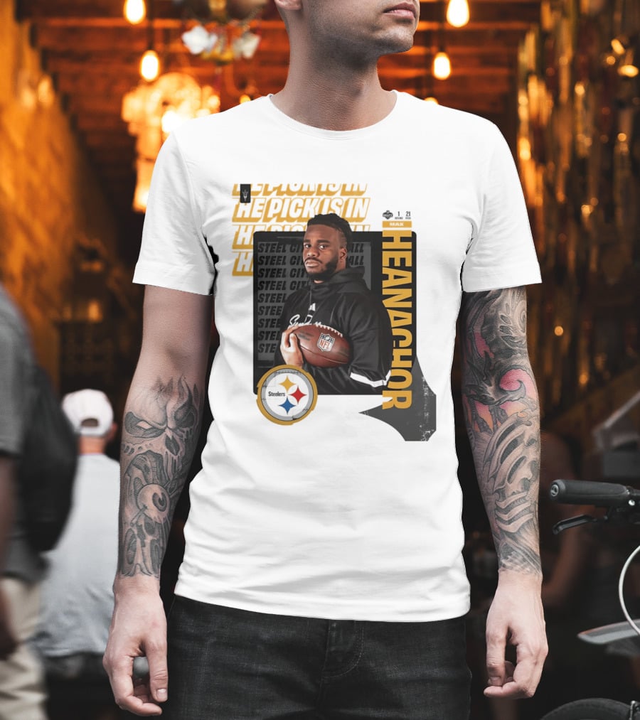 Max Iheanachor Steelers NFL Draft Round 1 Pick 21 2026 T-Shirt