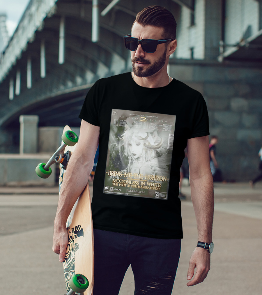 Bring Me The Horizon Ascension Program 2026 North America Tour Motionless In White The Plot In You Amira Elfeky Spring Dates T-Shirt