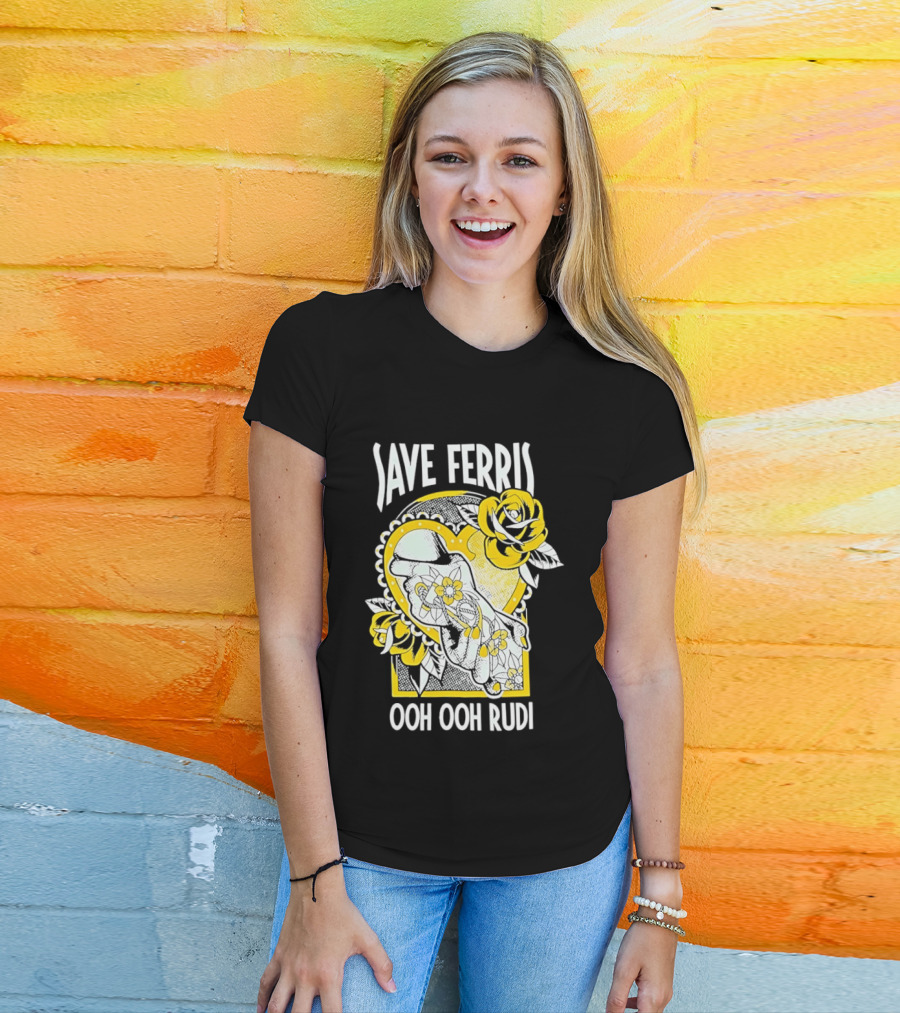 Save Ferris Ooh Ooh Rudi Rose T-Shirt