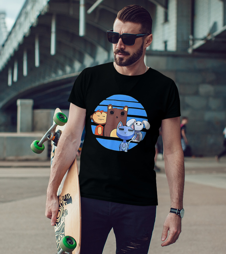 Final Destination Bloodlines Cartoon Animals Bobby Campbell Owen Joyner T-Shirt