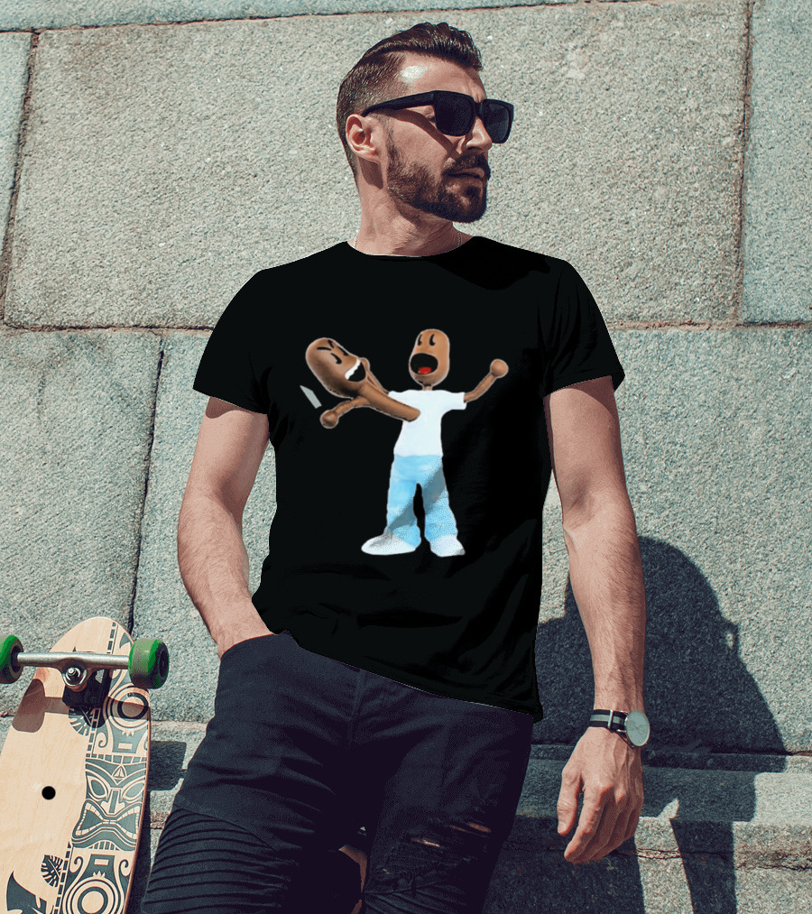 Kid Cudi Scotty Ramon Versus Cartoon Characters Clash T-Shirt