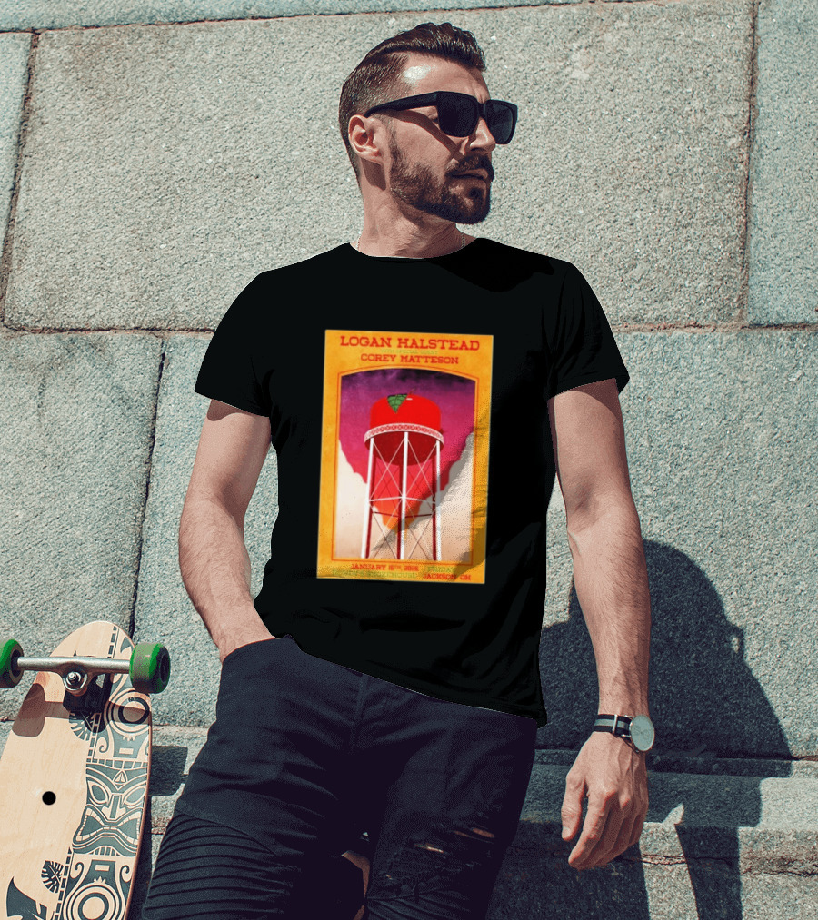 Logan Halstead Corey Matteson Rowdy's Smokehouse Jackson Ohio January 16 2026 T-Shirt