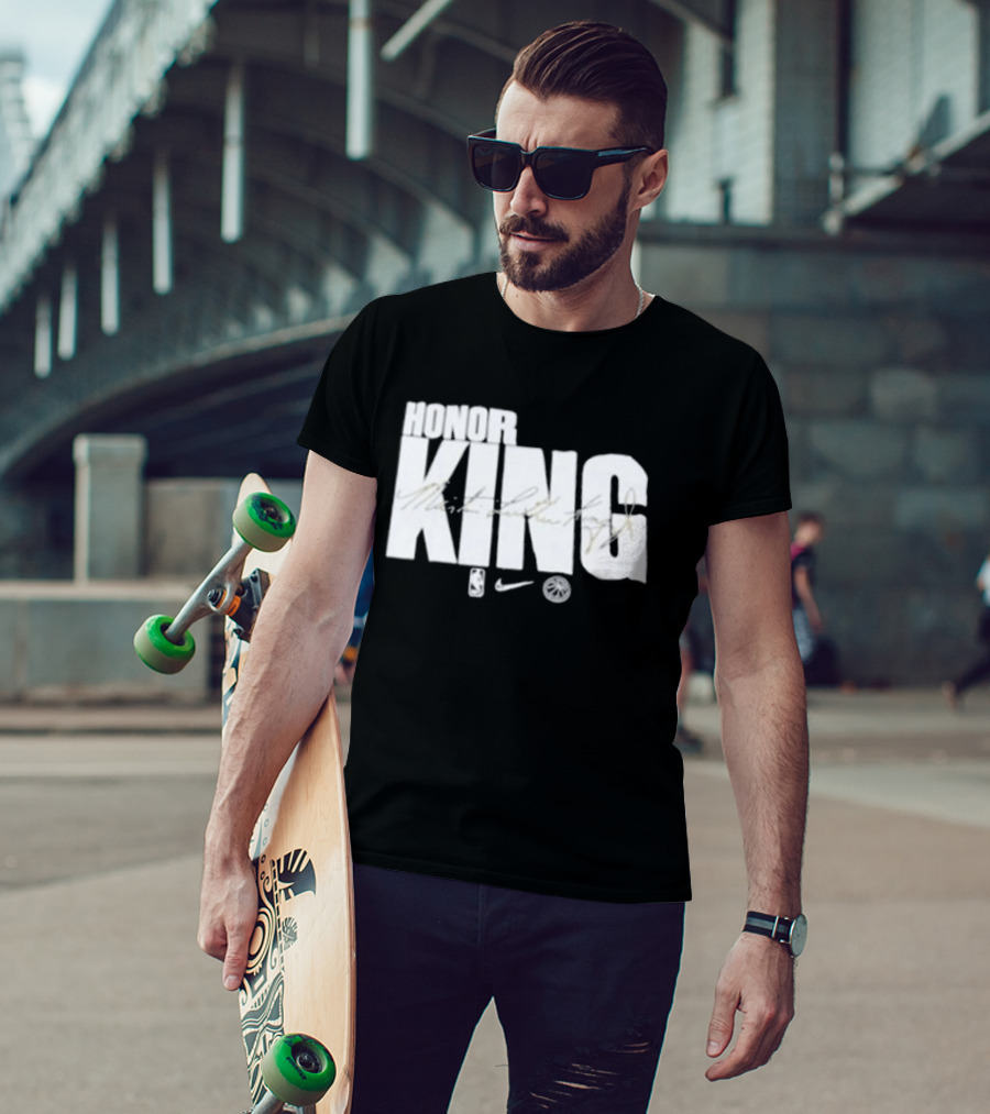 Nike Golden State Warriors Honor The King Martin Luther King Jr NBA T-Shirt