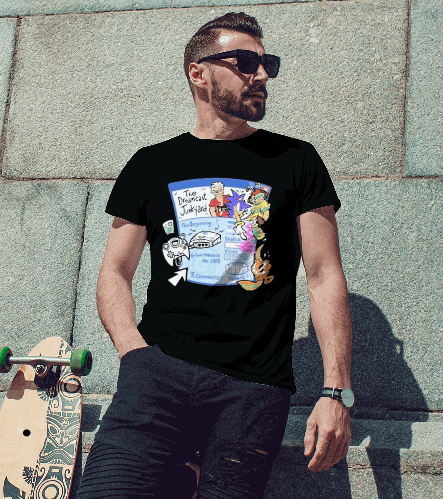 The Dreamcast Junkyard Animated AF Dec 2005 Tom Charnock Rummage Videos T-Shirt