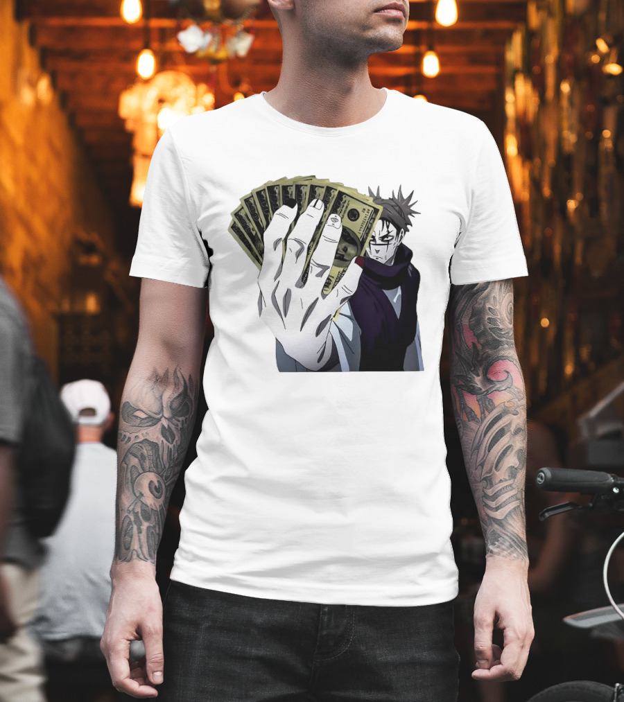 Choso Jujutsu Kaisen Money Fan Anime T-Shirt