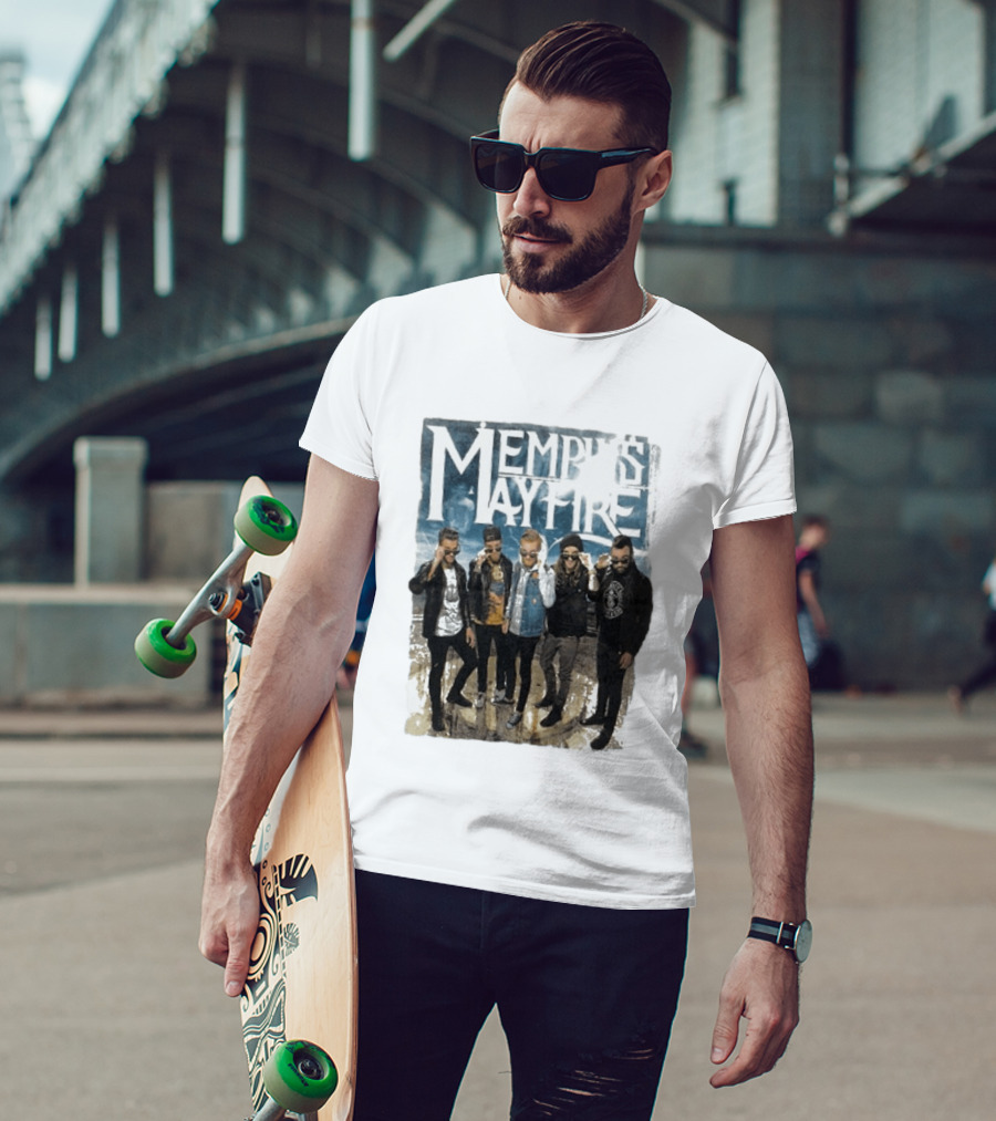 Memphis May Fire Band Sunglasses T-Shirt
