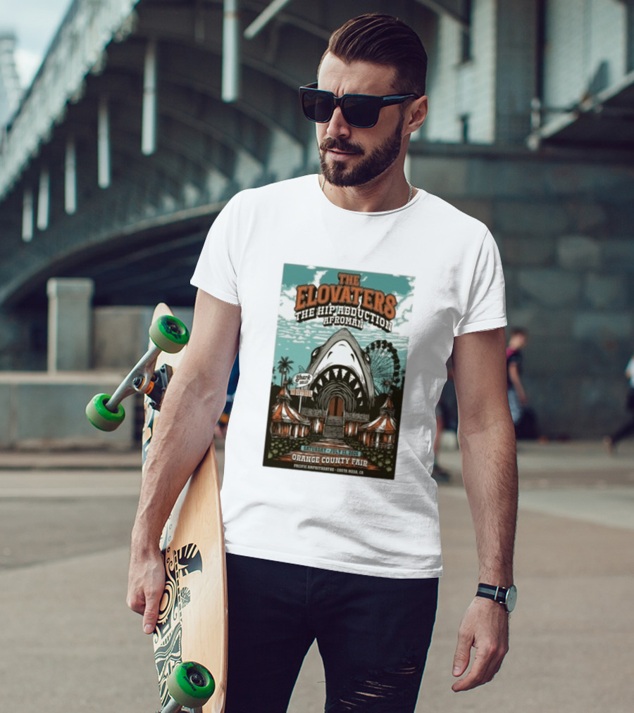 The Elovaters The Hip Abduction Afroman Shark Eubank Orange County Fair Costa Mesa July 11 2026 T-Shirt