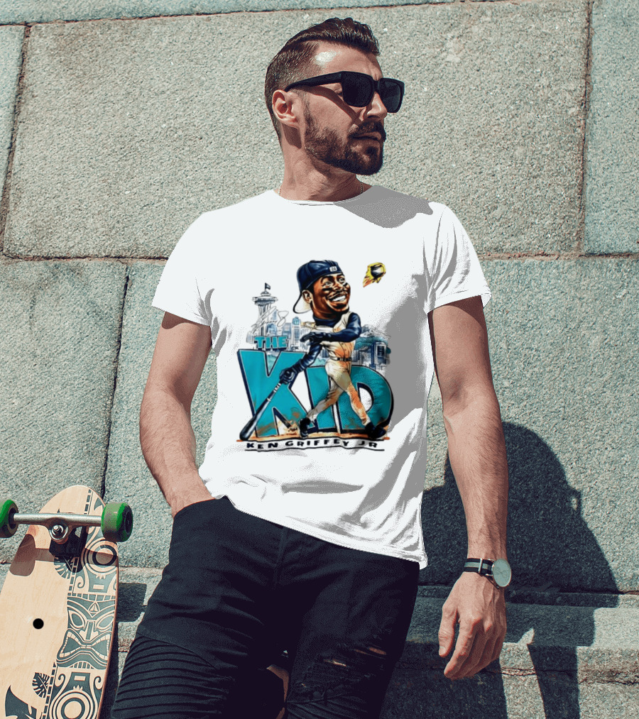 Ken Griffey Jr. The Kid Seattle Baseball Legend T-Shirt