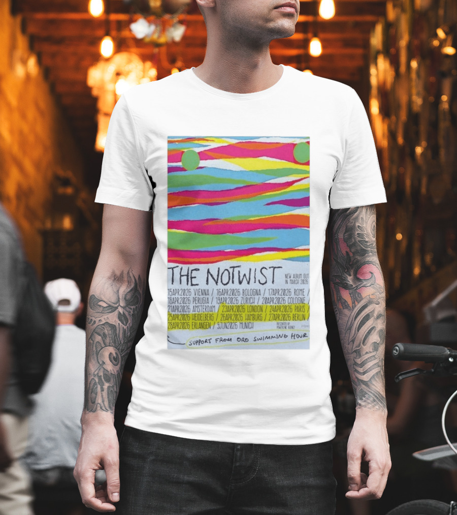 The Notwist Tour 2026 Vienna Rome London Paris Berlin New Album March Swimming Hour T-Shirt