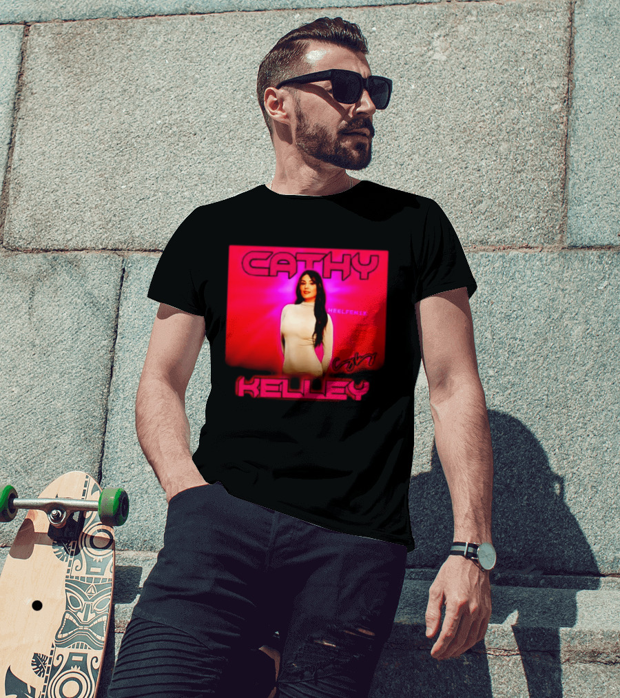 Cathy Kelley HEELFEMIX Pink T-Shirt