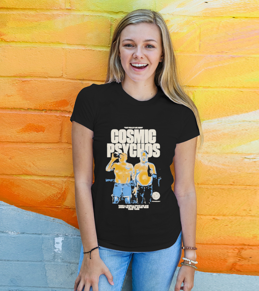 Cosmic Psychos I Really Like Beer Tour 2013 Australia T-Shirt