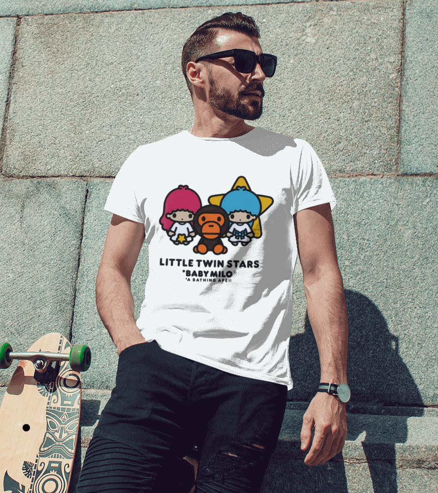Little Twin Stars Baby Milo A Bathing Ape Collaboration T-Shirt