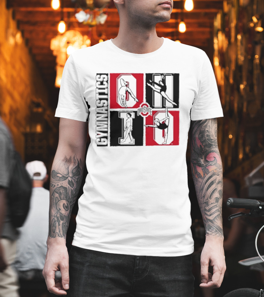 Ohio State Buckeyes Gymnastics OHIO Athlete T-Shirt