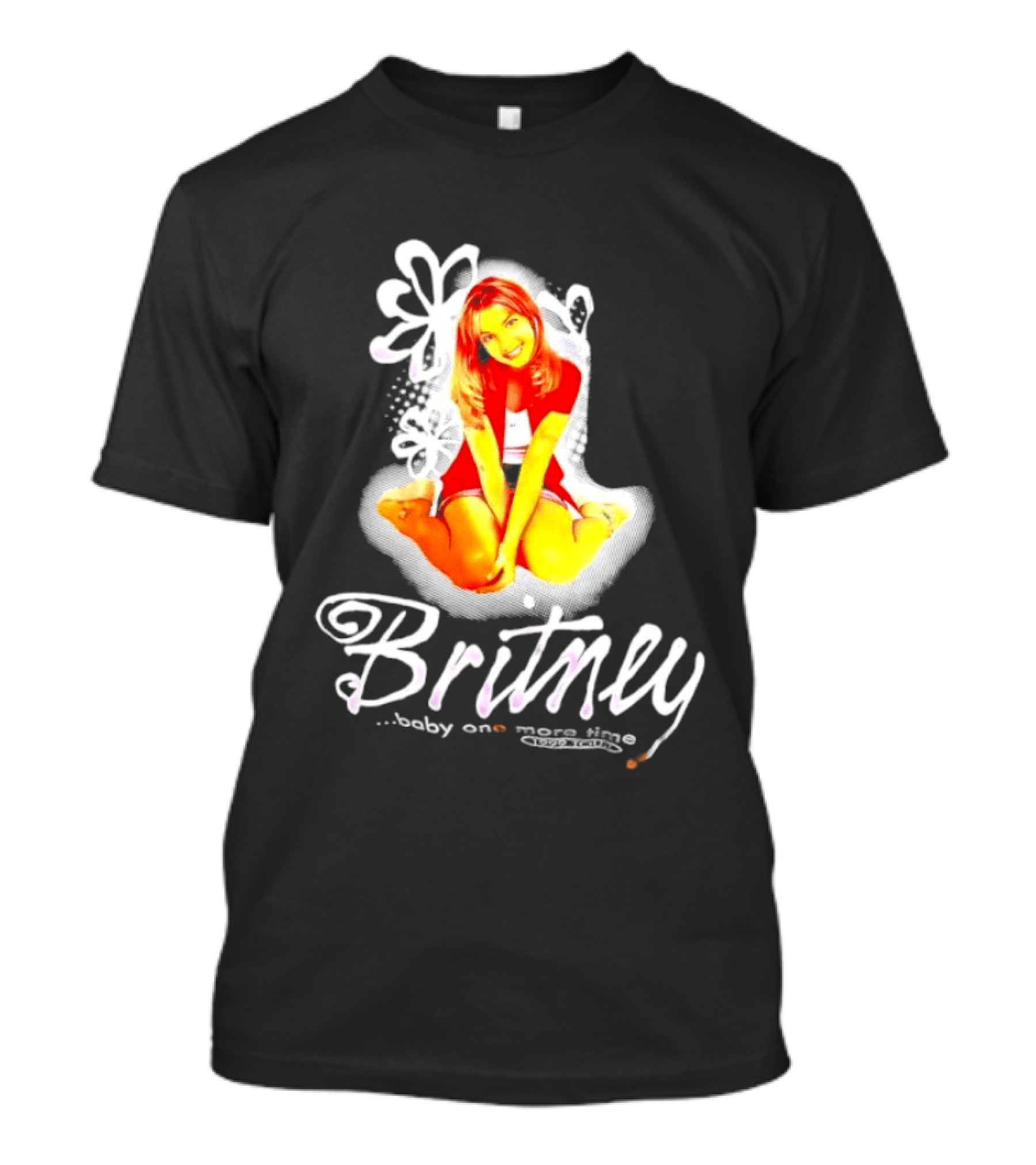 Britney Baby One More Time Tour 1999 Iconic Pop Star Fashion T-Shirt