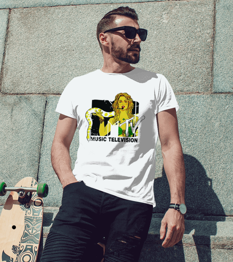 Britney Spears MTV Music Television Snake T-Shirt